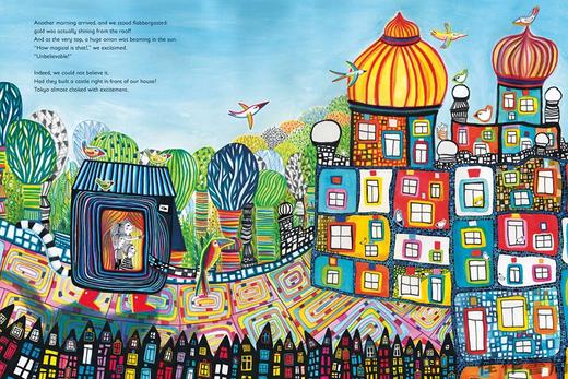 The House of Happy Spirits: A Children's Book Inspired by Hundertwasser/欢乐屋：受百水启发的绘本 商品图1