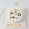 一家人头像手绘蛋糕-低糖处理无添加 商品缩略图2