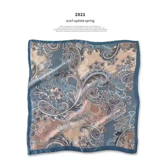 4F TARA BLANCA布兰卡  腰果花小方巾 商品图0