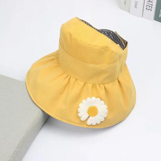 儿童空顶帽子夏季薄款宝宝防晒遮阳帽亲子韩版女童公主太阳渔夫帽 商品图10