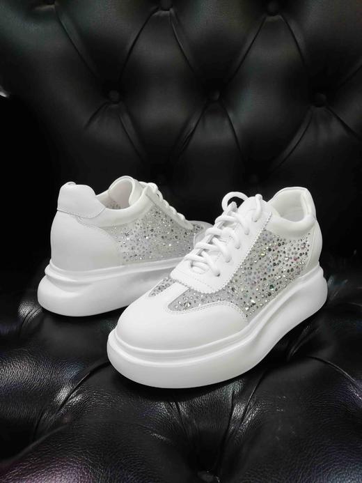 LFGJ女鞋 2270 夏款时尚百搭厚底满钻网鞋 商品图6