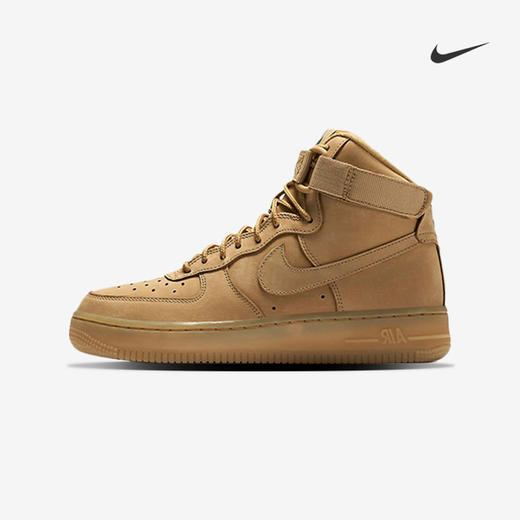 Nike Air Force1 mid FLAX  耐克空军小麦色男女板鞋 商品图1