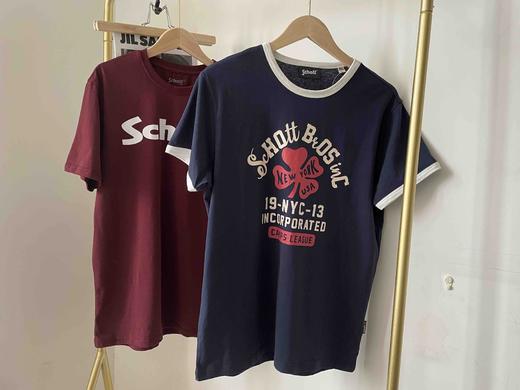 21新款美国百年机车皮衣品牌Schott NYC四叶草短袖T恤正品保真 商品图6