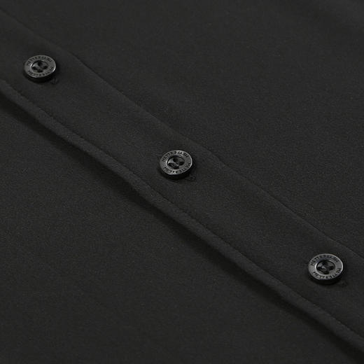 METTE2021年女士桑蚕丝衬衫时尚气质休闲长袖宽松单排扣真丝上衣 商品图3