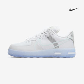 NIKE AIR FORCE 1 AF1 REACT空军反光冰蓝解构男女板鞋