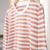 日式无印T恤衫良品全棉条纹T恤女款 A-4581 商品缩略图6