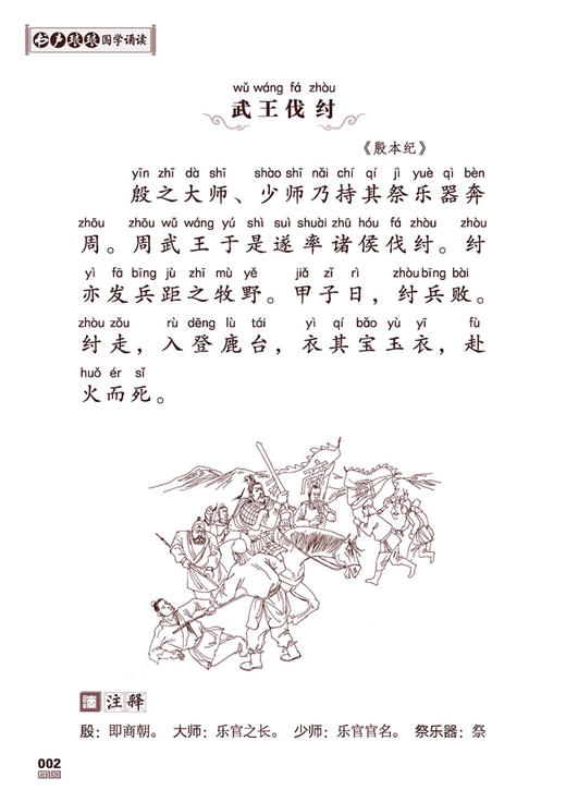 5本2021新版书声琅琅国学诵读第五辑封神演义聊斋志异山海经史记古文观止青少年无障碍阅读注音版优+小学语文课外书籍儿童文学启蒙 商品图3