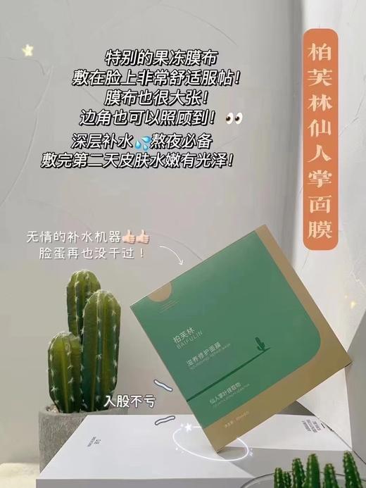 柏芙林仙人掌面膜10片装 商品图5