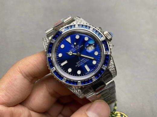 gs罗志祥同款渣男同款格林尼治手工镶钻蓝钻，劳力shi格林尼治系列经典之作 商品图10