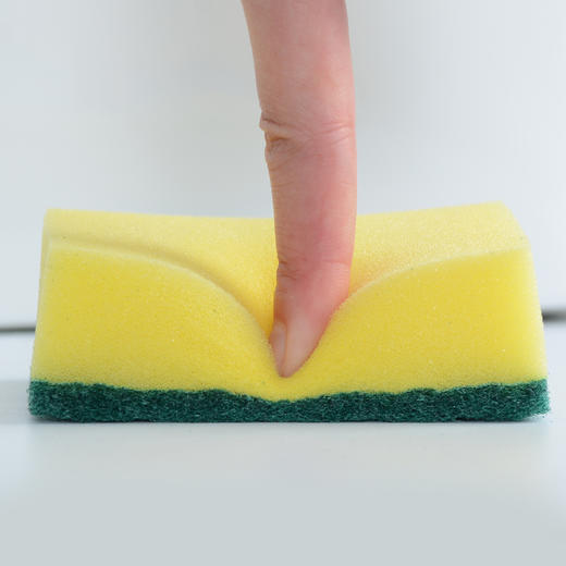 【双面海绵擦】洗碗神器   清洁多功能去污 商品图4