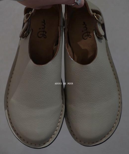 Diu浅灰/黑牛皮鞋 商品图3