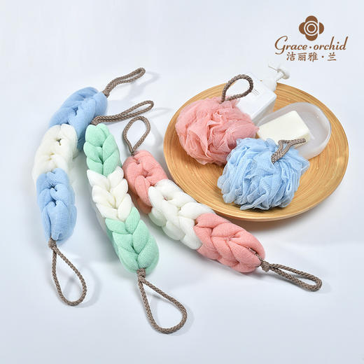 【洗澡大号沐浴球】可爱少女搓澡花起泡沐浴用品 商品图2