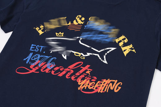 鲨鱼 皇冠鱼印花 圆领短袖T恤 特惠 PSS99 商品图10