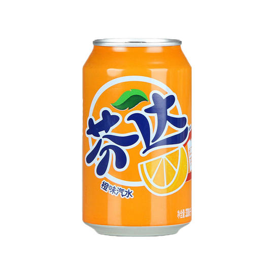 芬达橙味汽水330ml 商品图0