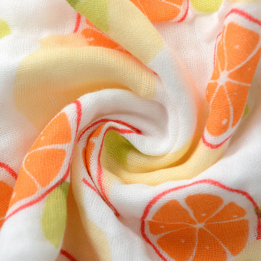 洁丽雅婴儿口水巾纯棉纱布 6层泡泡纱 50*25cm 商品图2