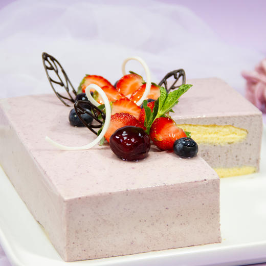 【普罗旺斯之恋】生日蛋糕- 熏衣草迎风绽放 微微清冽的蓝莓 混合着滴洒的酒香 芬芳穿山过野 商品图2