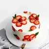 小红花蛋糕（进口淡奶油➕新鲜水果夹层）提前3小时预定 商品缩略图0