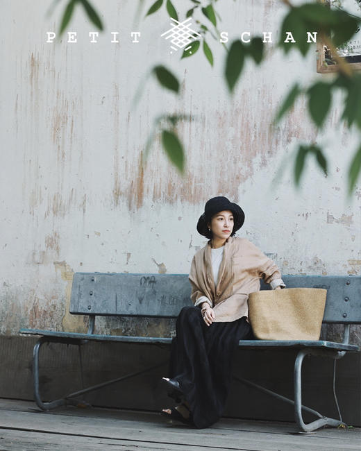 PETIT SCHAN小闪  CLO#027 Flow心流  36支盐缩工艺细亚麻东方禅意外套/裤子 商品图2