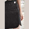 欧芮儿黑色半身裙女2021新款高腰显瘦时尚肌理纱摩登小A短裙 商品缩略图1