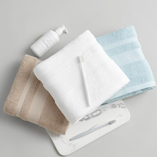 洁丽雅全棉大浴巾A类 鲁道夫技术 加厚浴巾#东方甄选 商品图2