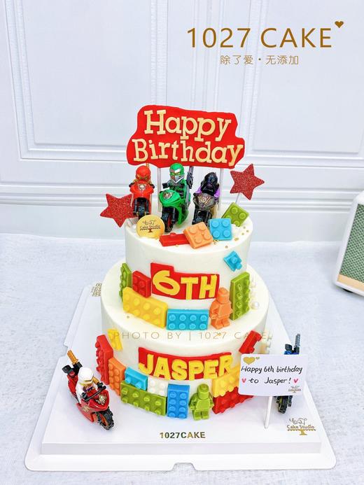 1027CAKE | 双层 蛋糕 卡通双主题 乐高 幻影忍者 商品图1