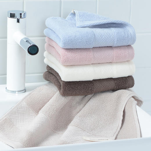 【品牌直发】【洁丽雅 鲁道夫纯棉毛巾】2条装 纯棉不掉毛 柔软全棉吸水加厚面巾#grace 商品图1