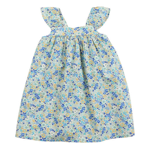 【纯棉吊带碎花裙】21年夏季新品女童100%棉碎花连衣裙吊带露背裙 商品图6