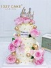 1027CAKE |鲜花主题 三层蛋糕 女神专属  开业蛋糕 商品缩略图0