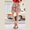 欧芮儿碎花半身裙2021夏新款高腰显瘦气质年轻俏皮A字短款蛋糕裙 商品缩略图0