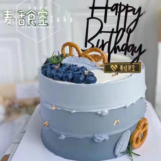 蓝莓轻奢（进口淡奶油➕新鲜水果夹层）提前3小时预定 商品图0