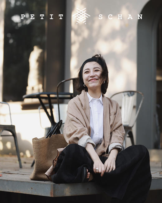 PETIT SCHAN小闪  CLO#027 Flow心流  36支盐缩工艺细亚麻东方禅意外套/裤子 商品图1