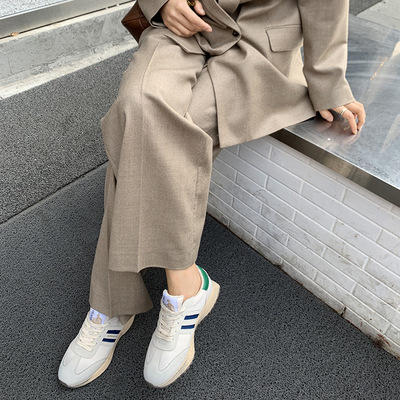 OLD-8822 2021年春季新款米色休闲小白鞋女轻便运动鞋ins老爹鞋女40码 商品图1