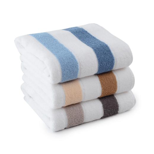 洁丽雅纯棉运动巾 健身跑步擦汗巾男士跑步巾 全棉深色加长毛巾#官方正品 商品图1