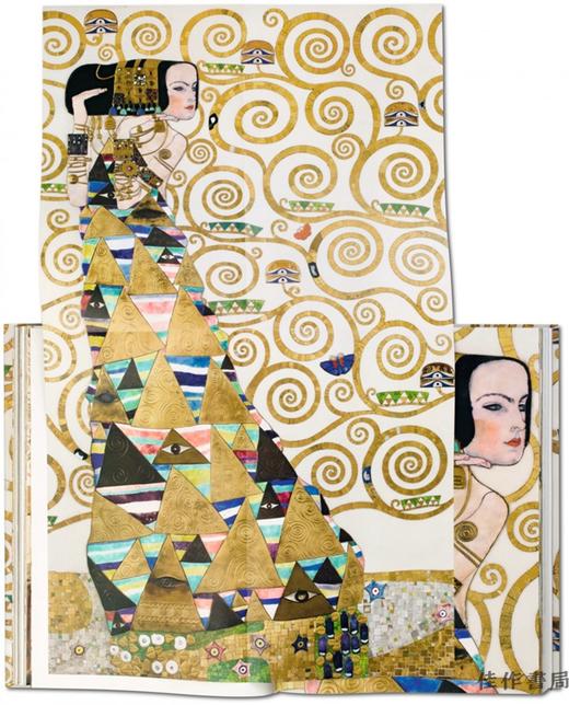 Gustav Klimt 克里姆特绘画全集 精美盒装超大开本/英文原版现货/Taschen XXL 系列 商品图2