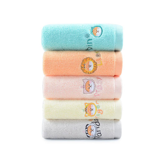 【5条装纯棉儿童毛巾】新疆棉 A类标准 不掉毛 柔软#官方正品#东方甄选 商品图1