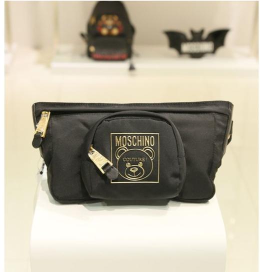 [Moschino]金色泰迪标签腰包（MK1BA0381555）JPY带授权招加盟代理 商品图0