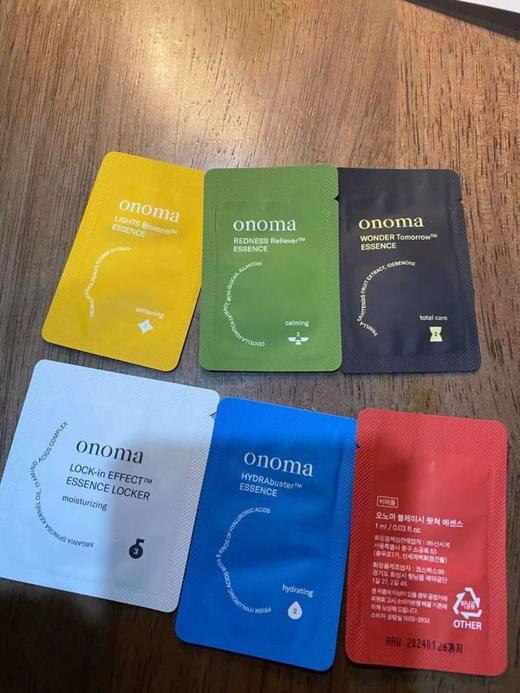 韩国Onoma 安瓶精华随机小样 1ml*6片 Facial EssenceJPY带授权招加盟代理 商品图1