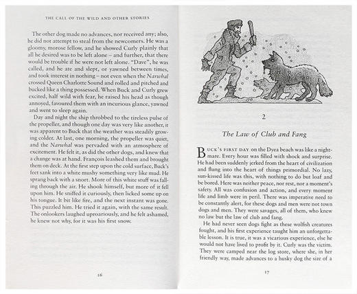 野性的呼唤和其他故事 英文原版小说 The Call of the Wild and Other Stories 同名电影 青少年英语课外阅读读物 英文版进口书籍 商品图2