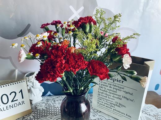 真爱永恒-母亲节康乃馨混搭花束（云南） 商品图2