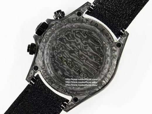 N厂新品：4130机芯宇宙计时迪通拿系列 碳纤维Diw定制版 腕表直径为40MM，和普通的迪通拿尺寸都一样。表壳整体采用碳纤 商品图6