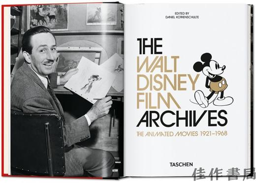 The Walt Disney Film Archives. The Animated Movies 1921–1968/华特·迪士尼电影档案 动画电影1921-1968/Taschen45周年系列 商品图1