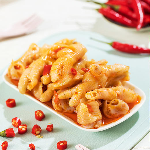 【43元/袋】脱骨柠檬味鸡爪1袋（净重约1.6斤）（150221701） 商品图0