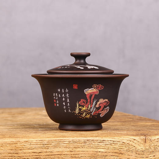 霖章陶艺 盖碗 商品图0