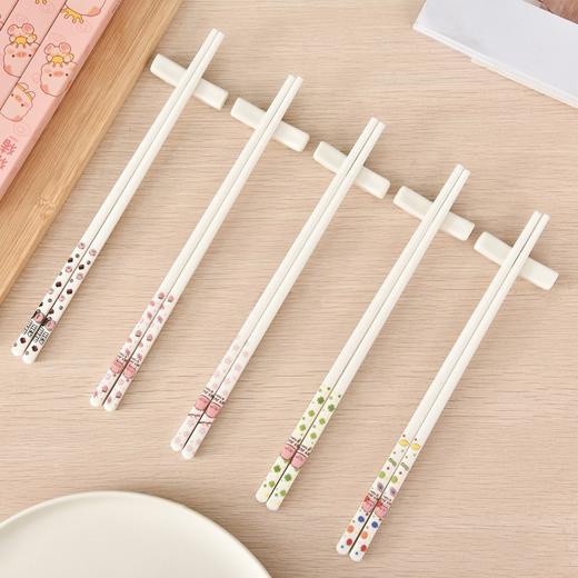 嘿猪猪“一人一筷”陶瓷筷子 商品图1