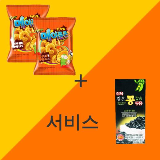 【묶음】크라운 카라멜콘메이플콘74g*2+삼육 검은콩칼슘두유195ml 商品图0