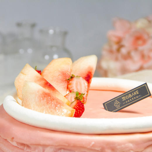 【桃桃千层-】-冰凉的千层在口中融化爆出桃桃的甜美 商品图4