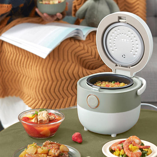 【小程序】小熊电饭煲家用迷你煮饭锅1-2人3-4人小型多功能智能柴火饭电饭锅DFB-B16C1 商品图3