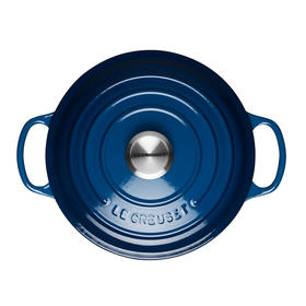 酷彩深蓝色铸铁锅22cm21177221302430