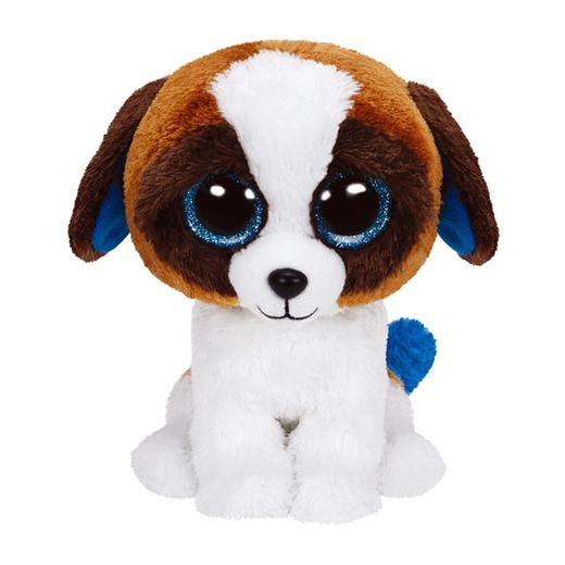 TY棕脸白身狗杜克毛绒生日公仔礼物玩具 商品图0