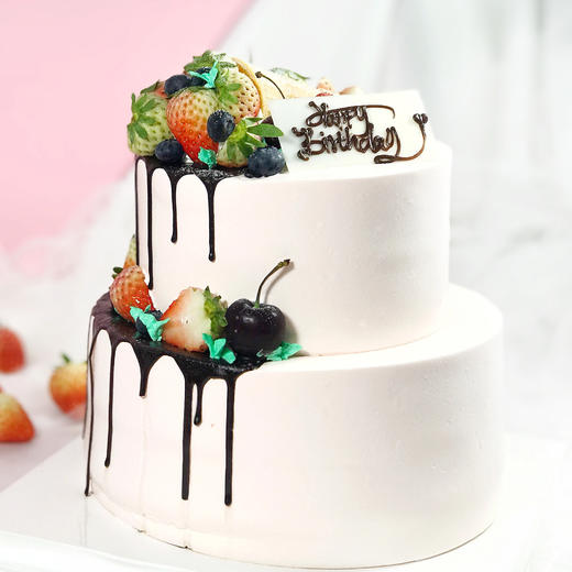 【草莓风情】- 浓情巧克力淋面点缀 商品图1